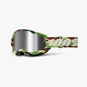 STRATA 2 Moto/MTB War Camo - Mirror Silver Lens