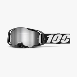 ARMATIC Moto/MTB Black - Mirror Silver Flash Lens