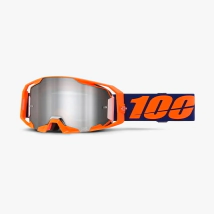 ARMATIC Moto/MTB Neon Orange - Mirror Silver Flash Lens