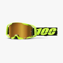 ARMATIC Moto/MTB Neon Yellow - Mirror True Gold Lens