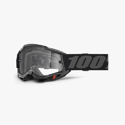 ACCURI 2 ENDURO MOTO/MTB Goggle  Black-Clear -DVH-DUAL PANEL