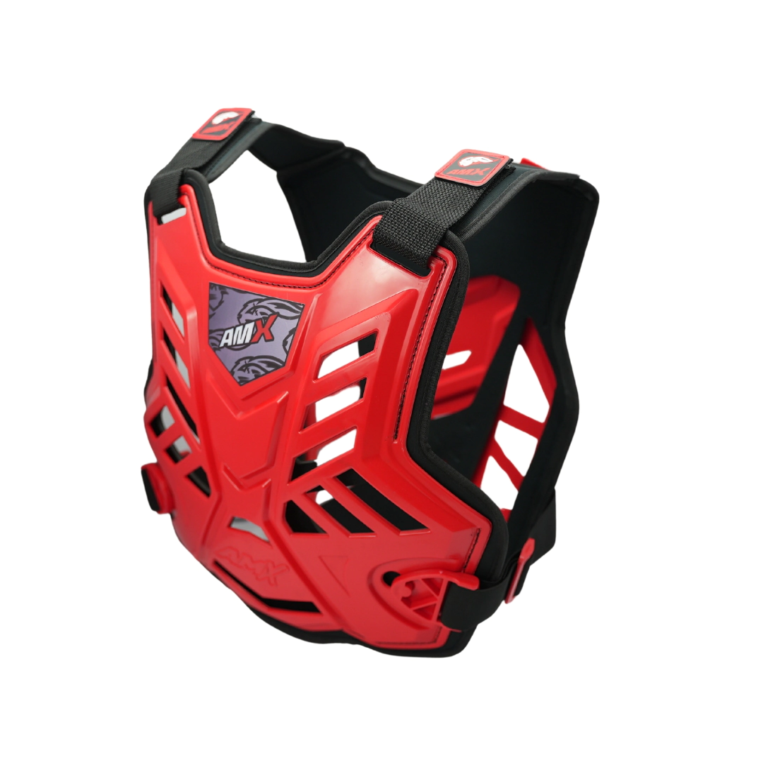PECHERA ADULTO NEGRO/ROJO TALLE �NICO AMX
