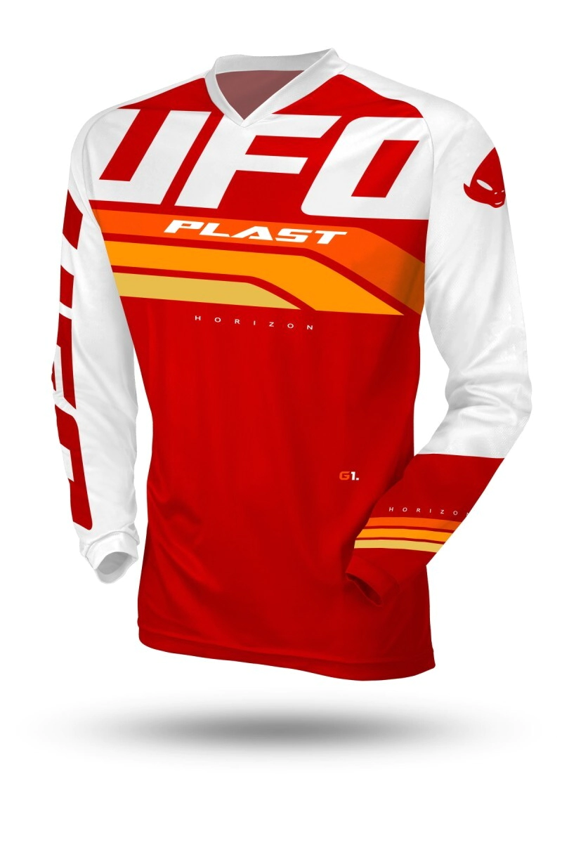 JERSEY MX HORIZON ROJO/BLANCO UFO L