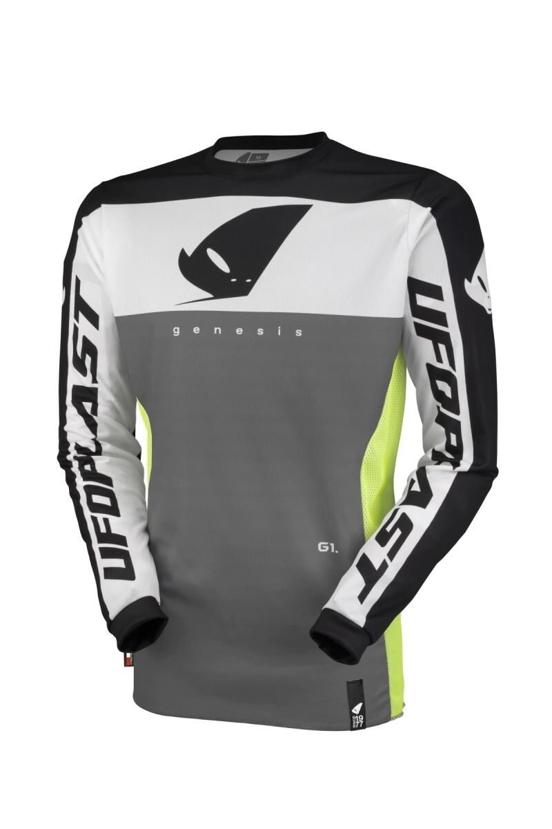 JERSEY ITALIANO MX GENESIS GRIS/NEGRO UFO S