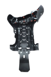 CUBRE CARTER Y VEJIGA 2T KTM/HUSQ 250/300 MX 19/22 EXC 20/23 GAS 21/22 NEGRO�AMX