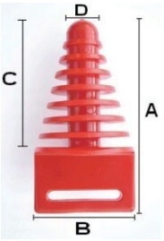 TAPON ESCAPE PRO TEAM NARANJA 2T