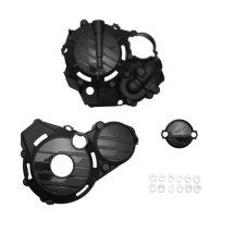 TAPA MOTOR EMBRAGUE KLX 300R 24/25&nbsp;NEGRO&nbsp;AMX