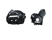 TAPA MOTOR EMBRAGUE XR190 / XRE190 / BROS160 / CG160 NEGRO AMX