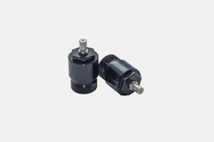 ALARGADOR SUSPENSION DEL C/ ALIVIADOR + TRAS CRF250F/TORNADO/XRE 300/FALCON - KIT - NEGRO ANODIZADO