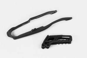 GUIA CADENA + DESLIZADOR CR CRF 250/450 05/06 UFO NEGRO