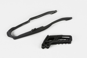 GUIA CADENA + DESLIZADOR CR CRF 250/450 05/06 UFO NEGRO