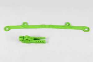 GUIA CADENA + DESLIZADOR KXF 250/450 06/08  UFO VERDE
