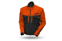 CHAQUETA CON PROTECCIONES Y MANGAS REMOVIBLES UFO TAIGA NARANJA 