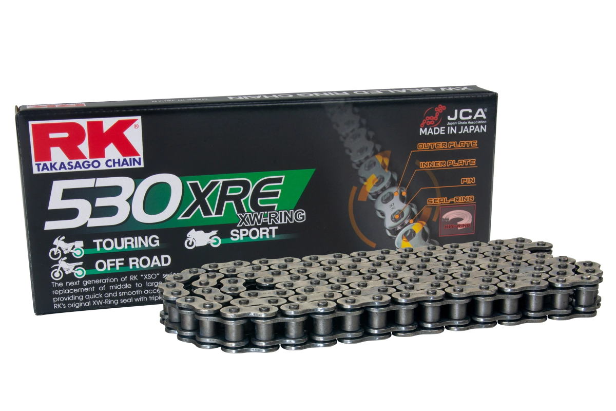 CADENA RK 530XREx120 (XSO PRO) TOURING XW RING OFF ROAD Y SPORT REMACHE