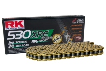 CADENA RK 530XREx120 (XSO PRO) TOURING XW RING OFF ROAD Y SPORT DORADA REMACHE