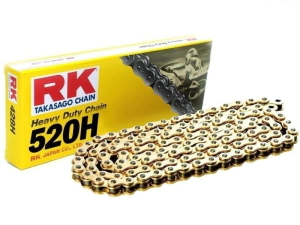 CADENA RK 520Hx104 REFORZADA DORADA CLIP