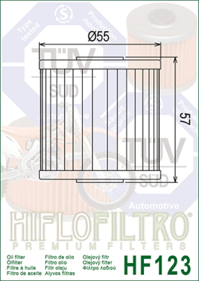 FILTRO ACEITE HIFLO KLR250/600/KLX650 TENGAI