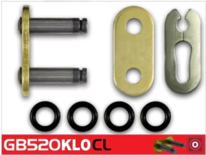 CADENA RK 520KLO2x104 ORING DORADA CLIP