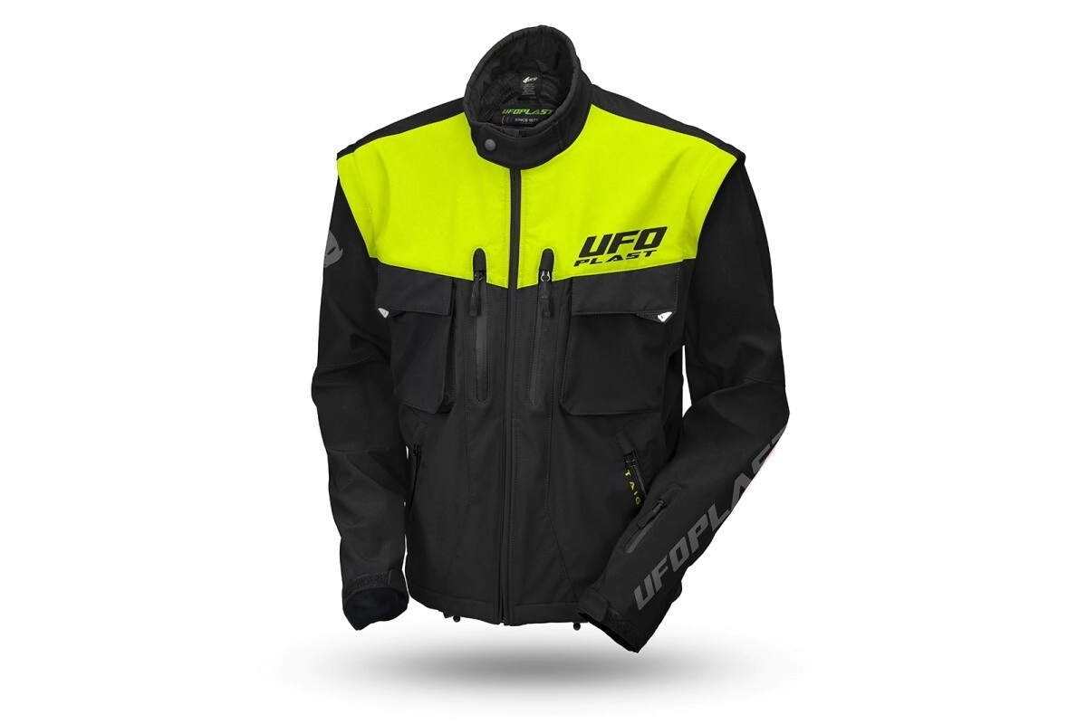 CHAQUETA CON PROTECCIONES Y MANGAS REMOVIBLES UFO TAIGA KD-L