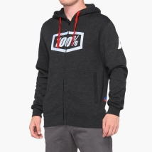 CAMPERA SYNDICATE Zip Hoodie Fleece Black 