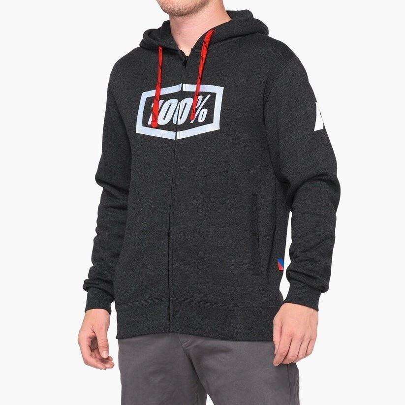 SYNDICATE Zip Hoodie Fleece Black - M