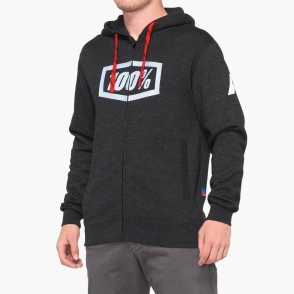 SYNDICATE Zip Hoodie Fleece Black 