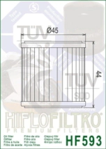 FILTRO ACEITE HIFLO BENELLI 250 16/24