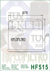 FILTRO ACEITE HIFLO ROYAL ENFIELD 650 19/24