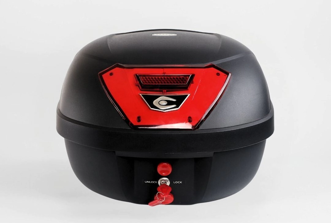 TOP CASE 40L URBAN RED PLASTIC COOCASE