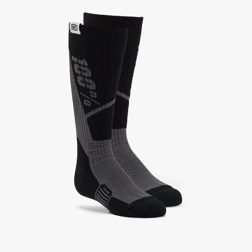 MEDIA TORQUE Youth Thick Comfort MX Sock Black - S/M 100%