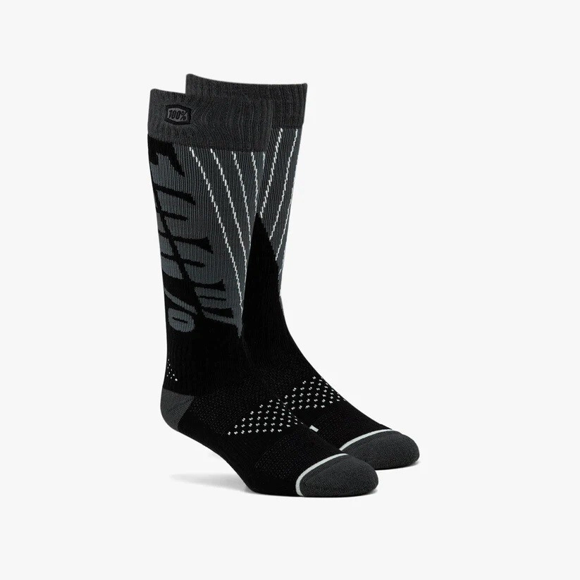 MEDIA TORQUE Thick Comfort MX Sock Black/Grey - L/XL 100%