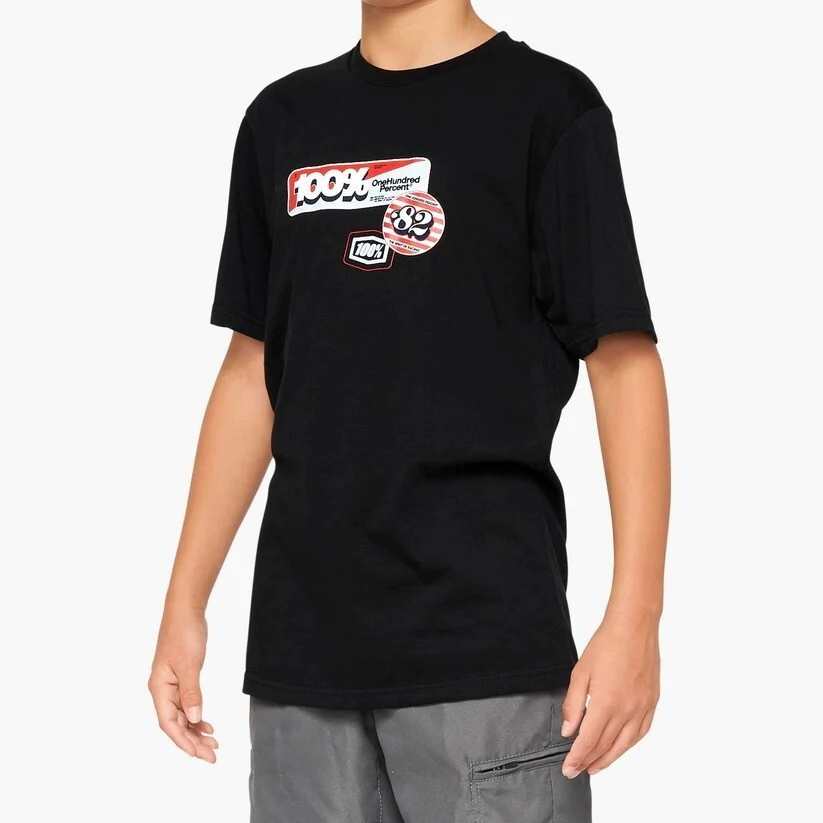 REMERA STAMPS Youth T-Shirt - Black - L 100%
