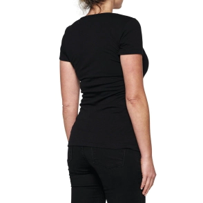 REMERA FIOKI Women's V-Neck Black