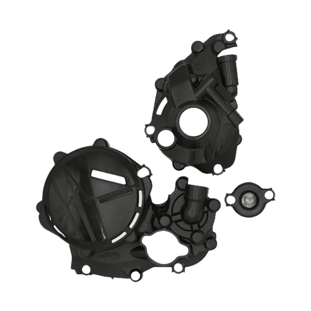 TAPA MOTOR EMBRAGUE CRF 250R 18/25 NEGRO AMX