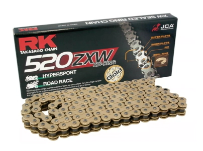 CADENA RK 520ZXWx122 PREMIUM STREET XW-RING DORADA REMACHE