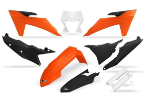 KIT PLASTICOS FULL EXC/F 24/25 CON FARO UFO