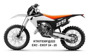 KIT PLASTICOS FULL EXC/F 24/25 CON FARO UFO BLANCO