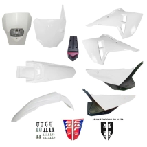 KIT PLASTICOS CRF 230F F25 BLANCO COMPLETO AMX