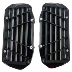 CUBRE RADIADOR KTM/HUSQ MX 16/25 EXC 17/25 GAS MX/EXC 21/25 NEGRO AMX