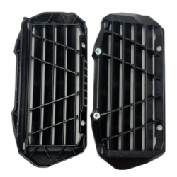 CUBRE RADIADOR KTM/HUSQ MX 16/25 EXC 17/25 GAS MX/EXC 21/25 NEGRO AMX