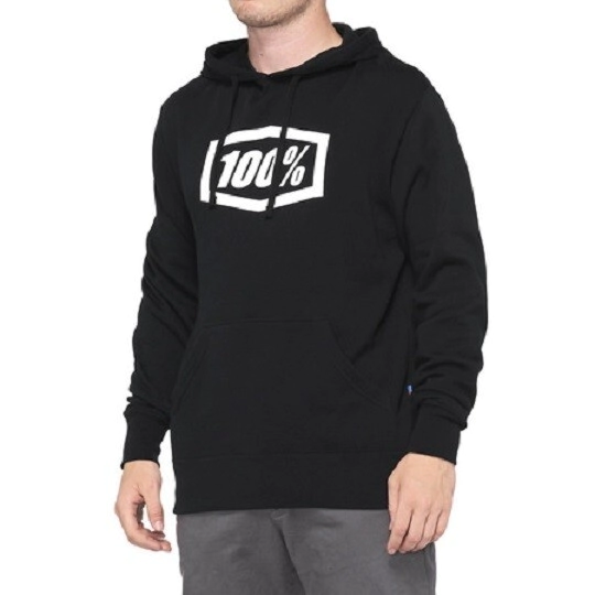 ICON Pullover Hoodie Fleece Black - S