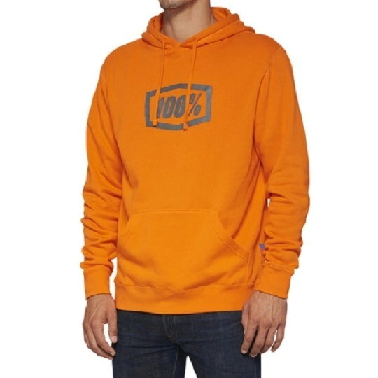 ICON Pullover Hoodie Fleece Orange - S