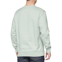 MANIFESTO Pullover Crewneck Fleece Pale Aqua - S