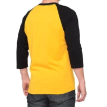 REMERA ESSENTIAL 3/4 Sleeve Tech T-shirt Goldenrod 100%