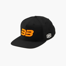 GORRA BB33 Snapback Hat - Black/Fluo Orange - OS