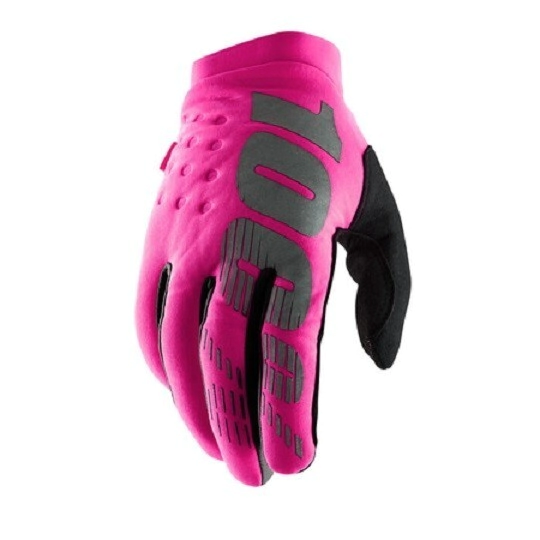 BRISKER Women's Guante Neon Pink/Black L 100%