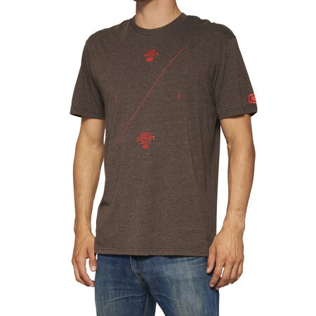 REMERA ASTRA Short Sleeve Tee Brown Heather - 2XL