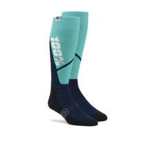 MEDIA TORQUE Thick Comfort MX Sock Steel/Navy - S/M 100%