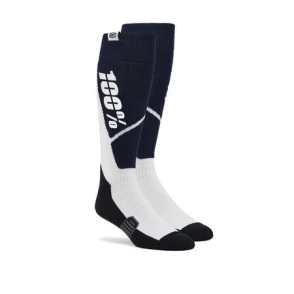 MEDIA TORQUE Thick Comfort MX Sock Navy/White - S/M 100%