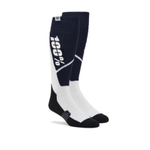 MEDIA TORQUE Thick Comfort MX Sock Navy/White - S/M 100%